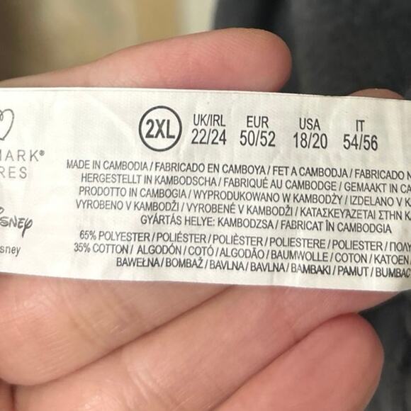 Disney Classics Aristocats Marie Sweatshirt 2XL Gray Oversized Cozy Graphic - Picture 10 of 10